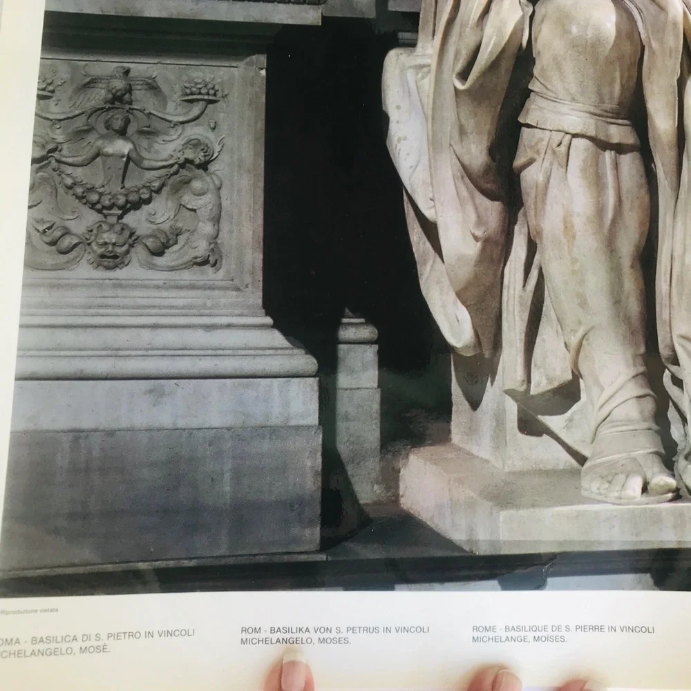 NWOT LITHOGRAPH Michelangelo “Moses”